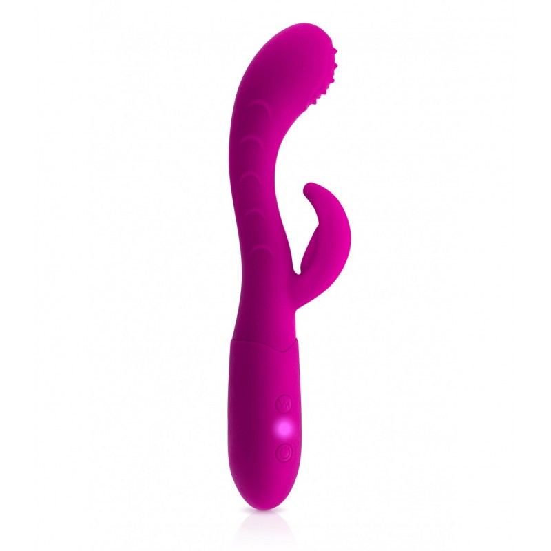 Rabbit Δονητής Σιλικόνης Bess Silicone Rabbit Vibrator - Ροζ by Sexopolis