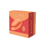 Glam Silicone Remote Controlled Couples Vibrator - Orange by Sexopolis