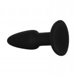 Anal Collection Ranna Large Silicone Butt Plug - Black by Sexopolis