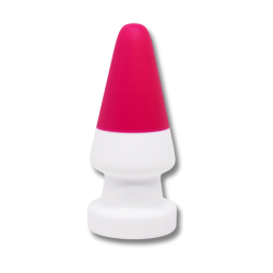 Anal Collection Butt Destroyer Huge Silicone Butt Plug - Multicolour