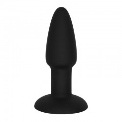 Anal Collection Ranna Large Silicone Butt Plug - Black by Sexopolis