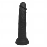 Ari 19 cm Realistic Silicone Dildo with Suction Cup - Black by Sexopolis