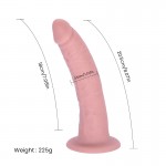 Arthur 20,5 cm Curved Silicone Realistic Dildo with Suction Cup - Blue by Sexopolis