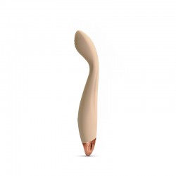 Premium Κυρτός Δονητής Σημείου G Σιλικόνης Sexopolis Wellness Genius Premium Silicone G-Spot Vibrator - Κίτρινος