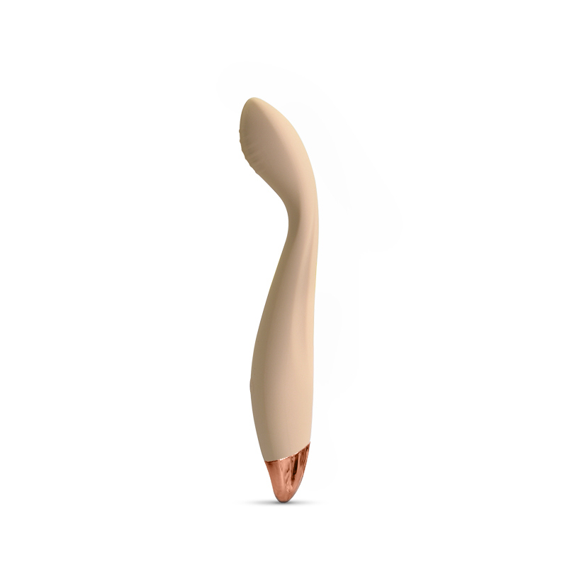 Premium Κυρτός Δονητής Σημείου G Σιλικόνης Sexopolis Wellness Genius Premium Silicone G-Spot Vibrator - Κίτρινος by Sexopolis