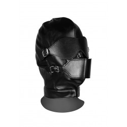 Full Face Μάσκα με Φίμωτρο Blindfolded Mask with Breathable Ball Gag - Μαύρη by Sexopolis