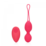 Ασύρματος Δονητής Σιλικόνης Loveline Silicone Vibrating Kegel Ball - Κόκκινο by Sexopolis