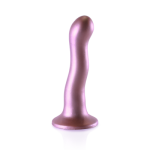 Κυρτό Dildo Σιλικόνης Curvy Silicone Ultra Soft G-Spot Dildo 17 cm - Ροζ by Sexopolis