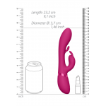 Rabbit Δονητής με Διεγέρτη Σημείου G Tama Wave G-Spot Stimulating Silicone Rabbit Vibrator - Ροζ by Sexopolis