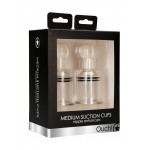 Σετ Αναρροφητές Θηλών & Κλειτορίδας Suction Cup Medium Set - Διάφανο by Sexopolis