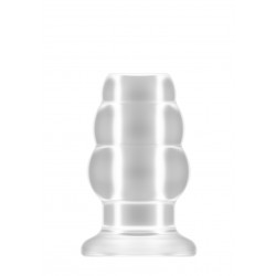 No. 49 Sono Small Hollow Tunnel Butt Plug - Transparent | Hollow Butt Plugs