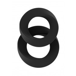 Σετ Δαχτυλίδια Πέους Σιλικόνης No. 24 Silicone Cock Ring Set - Μαύρο