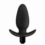 Δονούμενη Πρωκτική Σφήνα Anal Adventures Platinum Vibrating Saddle Butt Plug - Μαύρη by Sexopolis