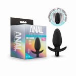 Anal Adventures Platinum Vibrating Saddle Butt Plug - Black by Sexopolis