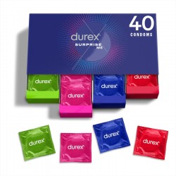 Προφυλακτικά Durex Surprise Me Premium Condom Pack - 40 Τεμάχια