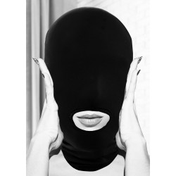 Μάσκα με Άνοιγμα στο Στόμα Submission Mask with Mouth Opening - Μαύρη by Sexopolis