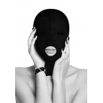 Μάσκα με Άνοιγμα στο Στόμα Submission Mask with Mouth Opening - Μαύρη by Sexopolis