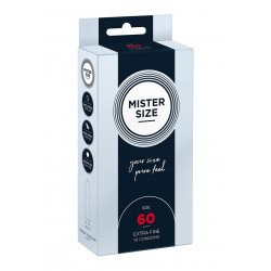 Προφυλακτικά Mister Size Pure Feel Condoms 60 mm - 10 Τεμάχια by Sexopolis