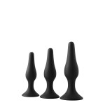 Fantasstic Butt Plug Anal Training Kit - Black by Sexopolis