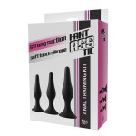 Fantasstic Butt Plug Anal Training Kit - Black by Sexopolis