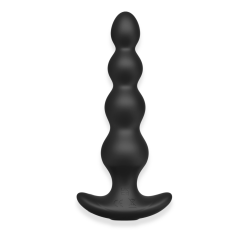 Axel App Controlled Silicone VIbrating Anal Beads - Black