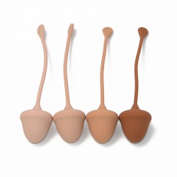 Sexopolis Wellness Kegel Exerciser Cherry Premium Silicone Kegel Balls Set - Brown