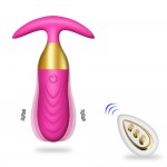 Finn 10 Function Remote Controlled Silicone Vibrating Butt Plug - Pink by Sexopolis