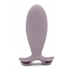 Δονούμενη Πρωκτική Σφήνα Σιλικόνης Sexopolis Wellness Vibe My Butt Premium Silicone Vibrating Butt Plug - Μωβ