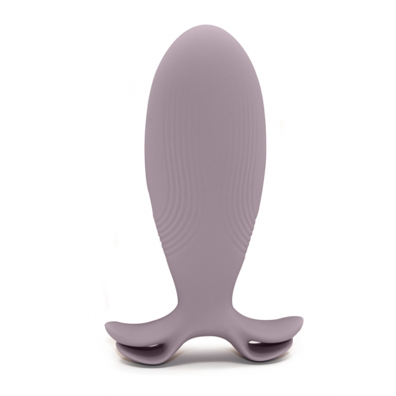 Δονούμενη Πρωκτική Σφήνα Σιλικόνης Sexopolis Wellness Vibe My Butt Premium Silicone Vibrating Butt Plug - Μωβ by Sexopolis