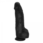 Arlan 23,5cm Silicone Realistic Dildo with Balls & Suction Cup - Black by Sexopolis