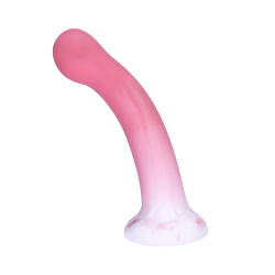 Κυρτό Dildo Σιλικόνης με Βεντούζα Nikita 18 cm Curved Classic Silicone Dildo with Suction Cup - Ροζ by Sexopolis