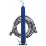 Ακροφύσιο με Μεταλλικό Σπιράλ Κλύσμα The Cleaner Shower Anal Douche Set Hose with Spiral 15 cm - Μπλε by Sexopolis