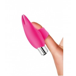 Δονητής Δαχτύλου Σιλικόνης Joy Rechargeable Silicone Finger Vibrator - Ροζ by Sexopolis